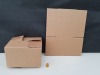 1800 X BRAND NEW CARDBOARD BOXES IN SIZE 22CM X 16CM 14CM