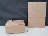 1100 X BRAND NEW CARDBOARD BOXES IN SIZE 27CM X 19CM 12CM