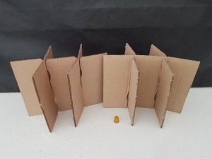 1200 X BRAND NEW CARDBOARD BOTTLE DIVIDERS SIZE 29CM X23 X 19CM