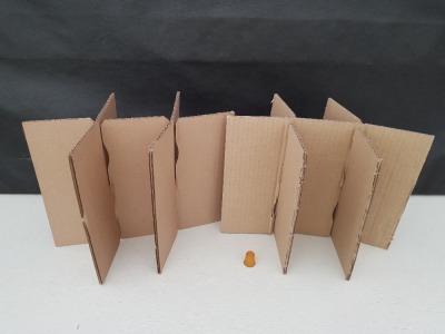 1200 X BRAND NEW CARDBOARD BOTTLE DIVIDERS SIZE 29CM X23 X 19CM