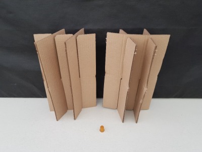 680 X BRAND NEW CARDBOARD BOTTLE DIVIDERS SIZE 29CM X23 X 19CM