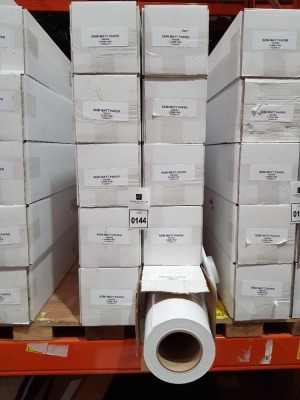 10 X BRAND NEW IN BOX SEMI MATT PAPER 250GSM 610MM X 30 M