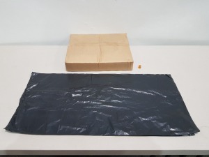 30 X BRAND NEW BOXES OF 200 BLACK BIN BAGS ( 98 CM X 46 CM )