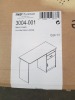 1 X BRAND NEW AND BOXED FMB JACKSON WOODEN DESK WITH 1 DOOR AND 1 DRAWER - IN WHITE COLOUR - 2