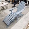 1 X BRAND NEW WOODEN GARDEN LOUNGE CHAIR IN GREY