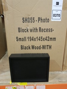 288 X BRAND NEW BLACK PHOTO BOX SIZE 194MMX 145MM X 42MM