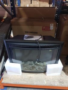 1 X BRAND NEW WITH BOX WARMIE HOMY ELECTRIC FIRE PLACE SKU0837