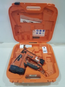 1 X PASSLODE NAIL GUN WITH CASE - IM65A F16 LITHIUM