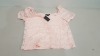 25 X BRAND NEW DOROTHY PERKINS WOMANS CROP TOPS IN LIGHT PINK COLOUR - ALL IN VARIOUS SIZES TO INCLUDE UK / 10 / 12 / 14 / 16 RRP £ 20.00 PP - TOTAL RRP £ 500.00