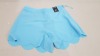 40 X BRAND NEW ATMOSPHERE BABY BLUE MINI SHORTS (SIZE UK 10 )