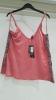 60 X BRAND NEW ATMOSPHERE SHOULDER STRAP PINK TOP ALL IN VARIOUS SIZES (UK 6,8, 10, 12, 14, 16, 18, 20)