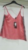 60 X BRAND NEW ATMOSPHERE SHOULDER STRAP PINK TOP ALL IN VARIOUS SIZES (UK 6,8, 10, 12, 14, 16, 18, 20)