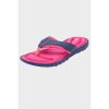 14 X BRAND NEW DUNLOP ADJUSTABLE STRAP MEMORY FOAM SLIDERS IN BLACK AND FUCHSIA ALL IN MIXED SIZES TO INCLUDE 1 X UK 4, 3 X UK 5, 4 X UK 6, 3 X UK 7, 2 X UK 8, 1 X UK 9 - 2