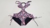 20 X BRAND NEW GEORGE 1 PIECE BODY SWIM SUITS - ALL IN FLORAL PRINT - IN MIXED SIZES TO INCLUDE UK 14 / 16/ 24 - IN 1 TRAY