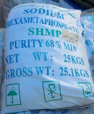 20 X 25 KG BAGS OF INDUSTRIAL USE SODIUM HEXAMETAPHOSPHATE MIN 68% PURITY