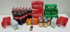 100+ PIECE BRAND NEW MIXED DRINKS LOT CONTAINING 21 X COCA COLA 1.25 LITRE / 2 X PACKS OF 24 COCA COLA CANS 330ML / 6 X PACKS OF 6 SPRITE CANS 250 ML / 1 X PACK OF 8 SPRITE CANS 330 ML / 1 X PACK OF 8 FANTA ORANGE CANS 330ML / 16 X HIPP ORGANIC FOR INF