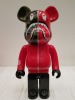 1 X BOXED BEARBRICK A BATHING APE 1ST CAMO SHARK RED 1000% - COLLECTABLE ART FIGURES - 70 CM HEIGHT - 2