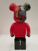 1 X BOXED BEARBRICK A BATHING APE 1ST CAMO SHARK RED 1000% - COLLECTABLE ART FIGURES - 70 CM HEIGHT - 3