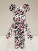 1 X BEARBRICK MEDICOM KEITH HARING *8 1000% - COLLECTABLE ART FIGURES - 70 CM HEIGHT (NO ORIGINAL BOX )