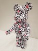 1 X BEARBRICK MEDICOM KEITH HARING *8 1000% - COLLECTABLE ART FIGURES - 70 CM HEIGHT (NO ORIGINAL BOX ) - 3