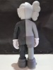 1 X KAWS OPEN EDITION COMPANION DISSECTED VINYL FIGURE - 2016 - GREY - 11 INCH HEIGHT - COLLECTABLE ART FIGURES - 2