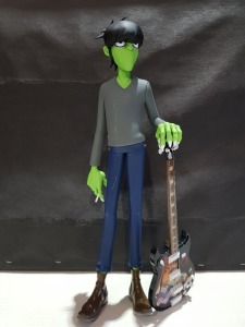 1 X SUPERPLASTIC X GORILLAZ MURDOC SONG MACHINE ACTION FIGURE - 13 INCH HEIGHT - 2021 - COLLECTABLE ART FIGURES ( HAS SLIGHT MARKS ON BODY AND LEG )