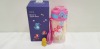 60 X BRAND NEW EONO KIDS WATER BOTTLE 420ML IN PINK