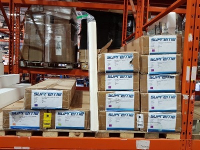 120 X BRAND NEW BOXED SUPREME PRE SATURATED BLANKET CLOTHS - SIZE 8M X 750MM X IN 12 BOXES