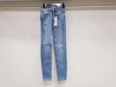 20 X BRAND NEW DENIM 365 PREMIUM ALEXA MID RISE SKINNY JEANS IN SIZE UK 8 (RRP £25)