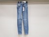 20 X BRAND NEW DENIM 365 PREMIUM ALEXA MID RISE SKINNY JEANS IN SIZE UK 8 (RRP £25)