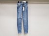 20 X BRAND NEW DENIM 365 PREMIUM ALEXA MID RISE SKINNY JEANS IN SIZE UK 8 (RRP £25)