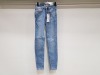 20 X BRAND NEW DENIM 365 PREMIUM ALEXA MID RISE SKINNY JEANS IN SIZE UK 8 (RRP £25)