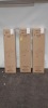 3 X SETS OF 2 BRAND NEW BOXED BENCHES CONCRETE COLOUR LAMINATED TOP SIZE 145CM L X 35CM W