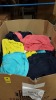 APPROX 300 NEW CLOTHING LOT CONTAINING JUMPERS, CARDIGANS,- IN VARIOUS COLOURS IE. IE PINK, GREY, BLUE, AND VARIOUS SIZES - ONE PALLET BOX ( PLEASE NOTE SOME ITEMS BEEN DE-LABELLED )