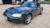 GREEN MAZDA MX-5. Reg : S53 ERR Mileage : 68,950 Details: 2 KEYS, WITH V5. MOT EXPIRED 20TH JUNE 2023 POWER STEERING NOT FULLY OPERATIONAL OIL LEAK DEAD BATTERY BUT WILL JUMP START - 4