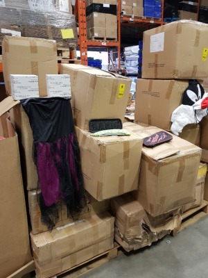 1000+ PIECE MIXED LOT CONTAINING - SOAP BOXES - ZHENNA STATIONARY BAG - FLOWER BOXES - BLACK AND PINK DRESSES - PEAS BAGS ETC
