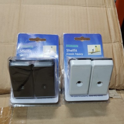 APPROX 1000 HEADBOURNE LTD SHELFIT CLASSIC HEAVY DUTY PAIR OF TWO BRACKETS