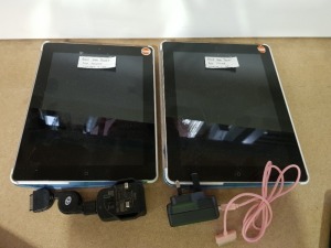 2 X APPLE IPAD TABLETS 16GB STORAGE - WITH CHARGER AND CASES