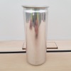 1700 X BRAND NEW 25CL UNDECORATED ALUMINIUM CANS WITH SEPERATE LIDS - 13.5CM ON 2 PALLETS