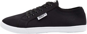 10 X BRAND NEW HENLEYS CONNOR CANVAS TRAINERS IN BLACK SIZE 8 RRP-£24.99 PP