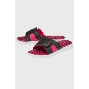 14 X BRAND NEW DUNLOP WOMENS JAYNE MEMORY FOAM SLIDERS IN SIZE 5 (NAVY/FUCHSIA)