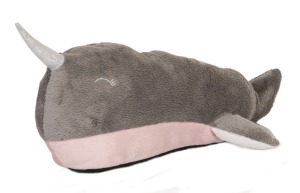 6 X BRAND NEW 3D NARWHAL CHARACTER SLIPPERS SIZE 3/4