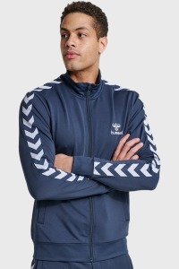 8 X BRAND NEW HUMMEL 2.0 MENS TRACK TOP, TRACK JACKET, TRACKSUIT TOP NAVY SIZES S, XL, 2XL,