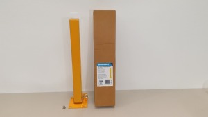 10 X BRAND NEW FOLD-DOWN PARKING SECURITY POSTS 560 X 120 MM (PADLOCK NOT SUPPLIED SUITS 10MM SHACKLE) (PROD CODE 377185) RRP £26.68 EACH (EXC VAT)