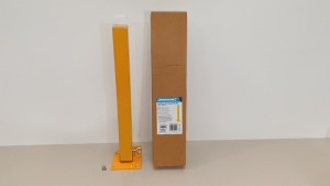 10 X BRAND NEW FOLD-DOWN PARKING SECURITY POSTS 560 X 120 MM (PADLOCK NOT SUPPLIED SUITS 10MM SHACKLE) (PROD CODE 377185) RRP £26.68 EACH (EXC VAT)