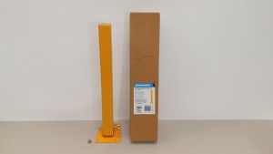 10 X BRAND NEW FOLD-DOWN PARKING SECURITY POSTS 560 X 120 MM (PADLOCK NOT SUPPLIED SUITS 10MM SHACKLE) (PROD CODE 377185) RRP £26.68 EACH (EXC VAT)