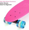 6 X BRAND NEW MIXED SKATEBOARD LOT CONTAINING 4X NEW XOOTZ DOUBLEKICKS 32 RAT RAMP SKATEBOARDS 2X XOOTZ PINK KIDS COMPLETE RETRO PLASTIC SKATEBOARDS WITH LED LIGHT UP WHEELS IN 2 BOXES - 5