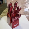 4 X BRAND NEW FADWARE KNIFE 14 PCS SET WITH BLOCK -CHEFS KNIFE / STEAK KNIFE SET / KITCHEN KNIFE SHARPENER - 4 SETS IN 1 BOX