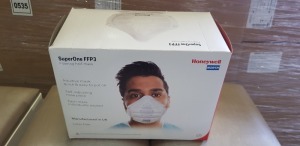 960 X BRAND NEW HONEYWELL NORTH SUPER ONE FFP3 FILTERING HALF MASK ( EACH MASK INDIVIDUALLY PACKED ) - IN 5 BOXES