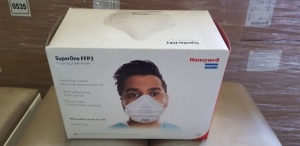 960 X BRAND NEW HONEYWELL NORTH SUPER ONE FFP3 FILTERING HALF MASK ( EACH MASK INDIVIDUALLY PACKED ) - IN 5 BOXES